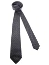 Dolce & Gabbana Silk Tie In Gray