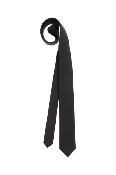 Dolce & Gabbana Silk Tie In Black