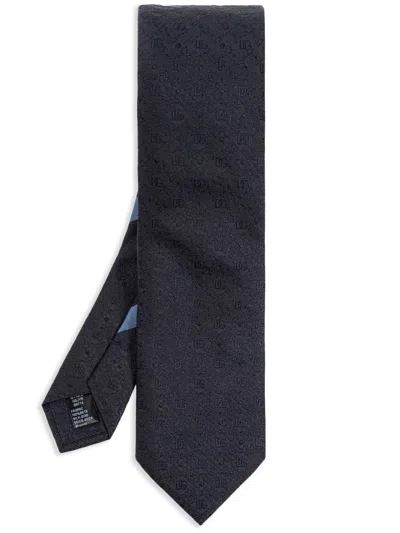 Dolce & Gabbana Silk Tie In Blue