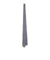 Dolce & Gabbana Dg Logo Jacquard Tie In Gray
