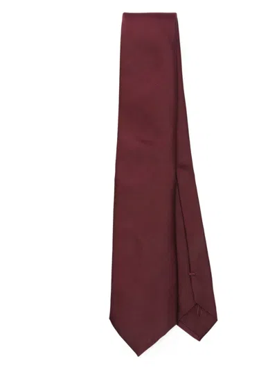 Dolce & Gabbana Silk Tie In Red