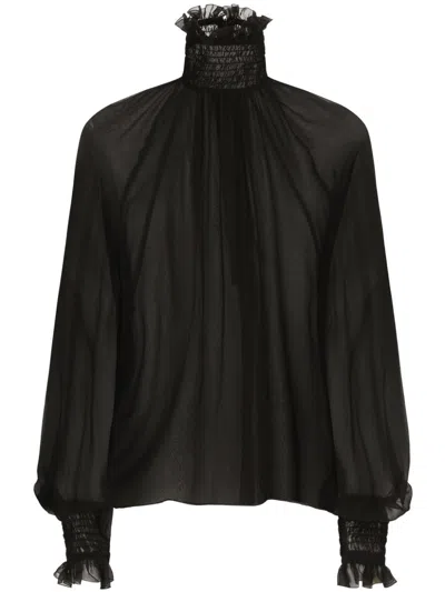 DOLCE & GABBANA SILK TOP