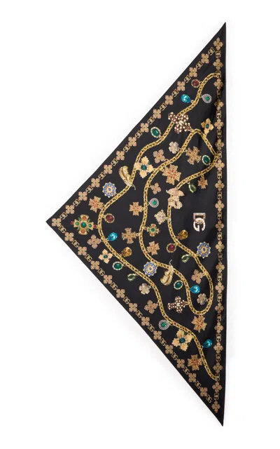 Dolce & Gabbana Silk Triangle Scarf