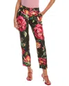Dolce & Gabbana Silk Trouser In Multi