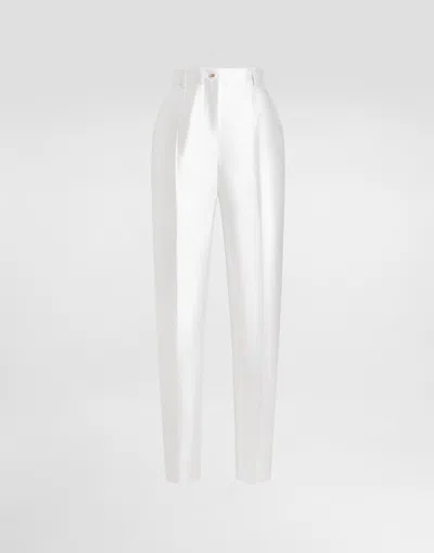DOLCE & GABBANA SILK TROUSERS