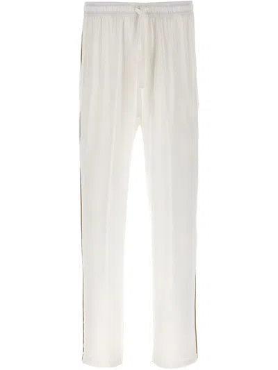 DOLCE & GABBANA SILK TROUSERS