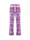 Dolce & Gabbana Maiolica Cropped Printed Silk-blend Flared Pants