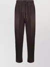Dolce & Gabbana Silk Trousers With Side Stripe Detail