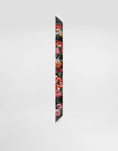 DOLCE & GABBANA SILK TWILL BANDEAU