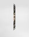 Dolce & Gabbana Silk Twill Bandeau In Animal Print