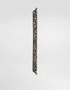 Dolce & Gabbana Silk Twill Bandeau In Multi
