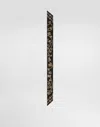 Dolce & Gabbana Silk Twill Bandeau In Multi