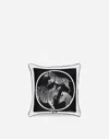 Dolce & Gabbana Silk Twill Cushion Small Multicolor Unisex Onesize In Multicolor