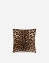 Dolce & Gabbana Silk Twill Cushion Small Multicolor Unisex Onesize In Multicolor