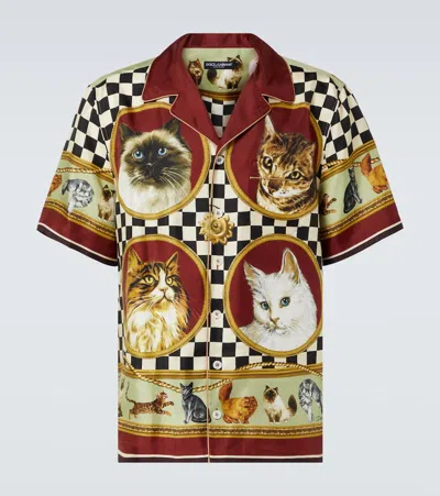 DOLCE & GABBANA SILK TWILL SHIRT