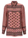 Dolce & Gabbana Pink Silk Shirt In Pink