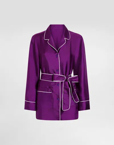 Dolce & Gabbana Silk Twill Vanity Shirt