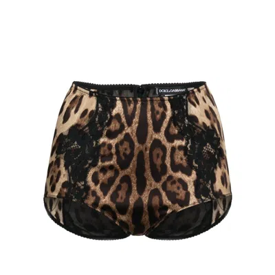Dolce & Gabbana Silk Underwear In Black