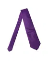 Dolce & Gabbana Silk-lined Polyester Necktie In Purple