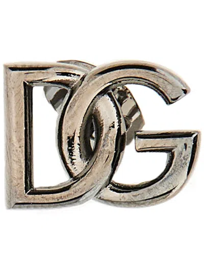 Dolce & Gabbana Silver Brass Earrings