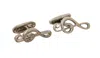 Dolce & Gabbana Silver Brass Tremble Clef Crystal Cufflinks In Silver