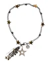 Dolce & Gabbana Silver Gold Brass Embellished Waist Chain Women's Belt