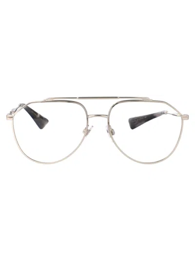 Dolce & Gabbana Silver Metal Optical Glasses