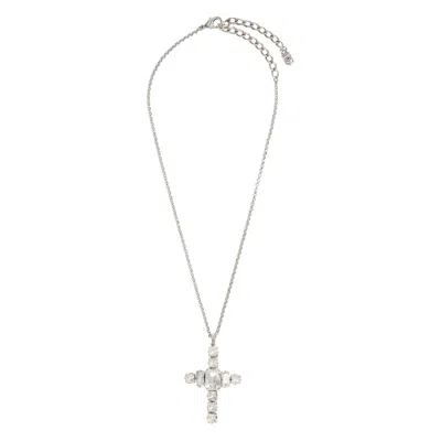 DOLCE & GABBANA DOLCE & GABBANA SILVER NECKLACES WOMEN