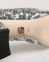 Dolce & Gabbana Silver Sequined Boot In Silver