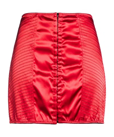 Dolce & Gabbana Simple Colored Pencil Skirt In Red
