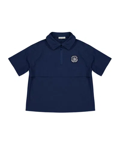 Dolce & Gabbana Kids' Simple Shirt In Blue