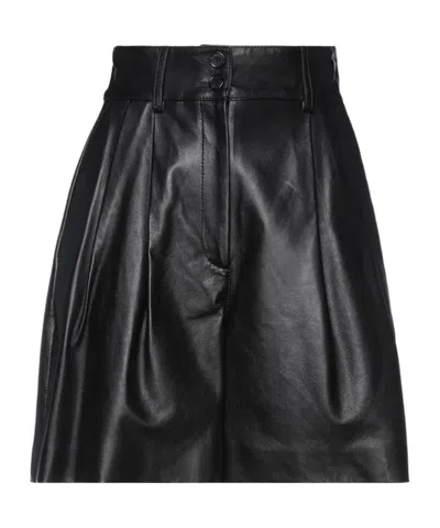 Dolce & Gabbana Simple Solid-color Dress Trousers In Black