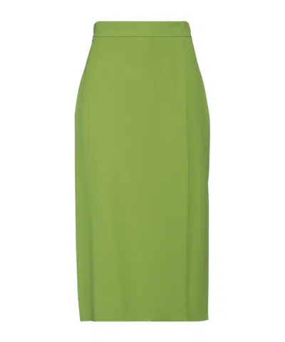 Dolce & Gabbana Simple Solid-color Pencil Skirt In Green