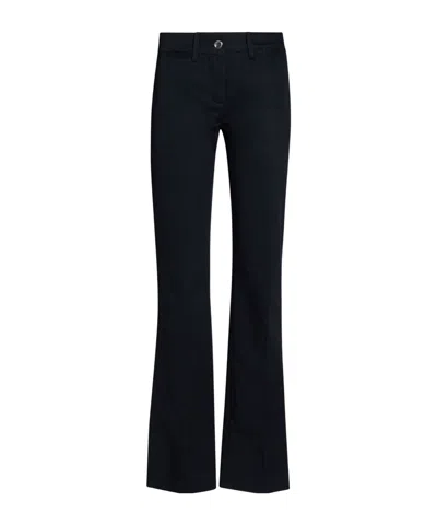 Dolce & Gabbana Simple Straight-leg Pants In Blue