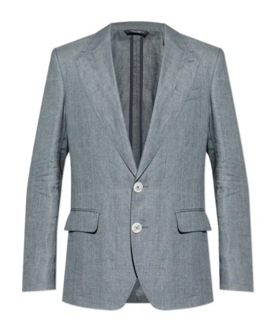 Dolce & Gabbana Single-breasted Blazer In Gray