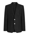 Dolce & Gabbana Linen Jacket Portofino Shape Rounded Lapels