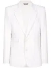 Dolce & Gabbana Single-breasted Stretch Wool Jacket