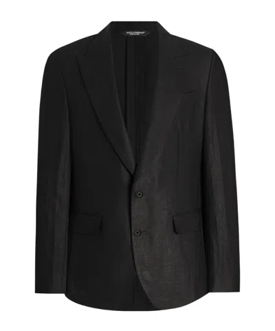 Dolce & Gabbana Single-breasted Blazer In Black