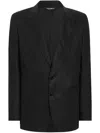 Dolce & Gabbana Single-breasted Blazer In Black