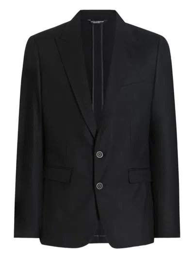Dolce & Gabbana Single-breasted Blazer In Black