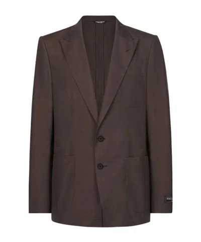 Dolce & Gabbana Single-breasted Blazer In Black
