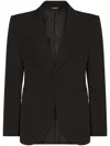 Dolce & Gabbana Single-breasted Blazer In Black