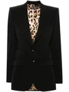 Dolce & Gabbana Single-breasted Blazer In Black