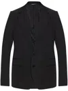 Dolce & Gabbana Single-breasted Blazer In Black