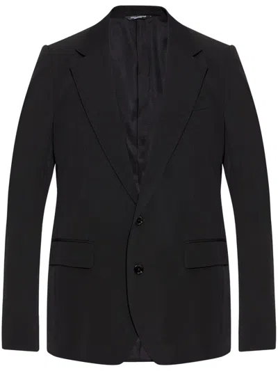 Dolce & Gabbana Single-breasted Blazer In Black