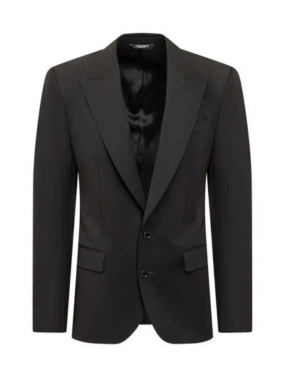 Dolce & Gabbana Single-breasted Blazer In Black