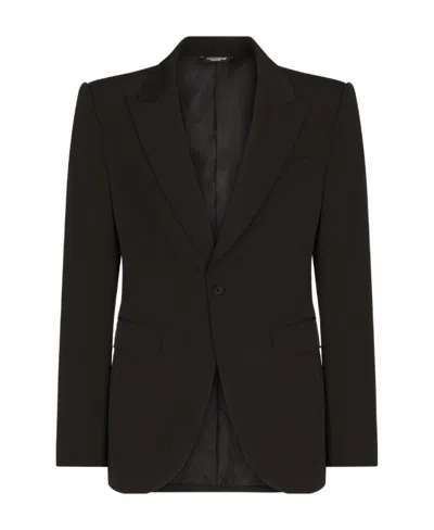 Dolce & Gabbana Single-breasted Blazer In Black