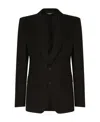 Dolce & Gabbana Single-breasted Blazer In Black