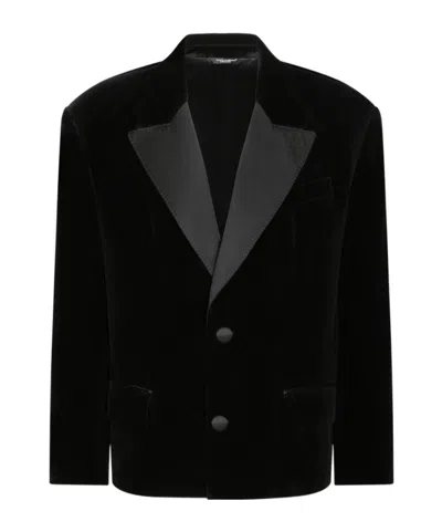 Dolce & Gabbana Single-breasted Blazer In Black