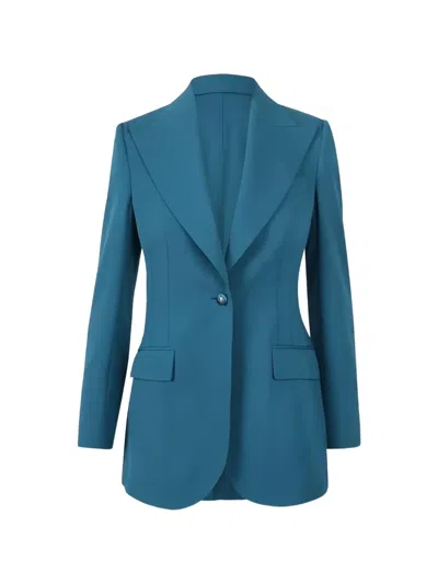 Dolce & Gabbana Single-breasted Wool Jacket In Animal Print
